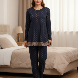 Γυναικεία Πυζάμα CLAIRE Katrania 7900,σκούρο μπλε.