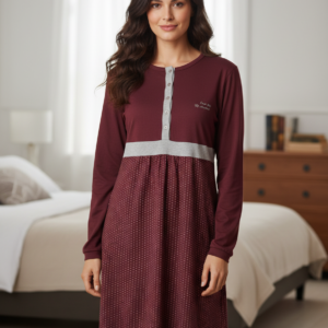 Νυχτικό με μακρύ μανίκι AMELIE Homewear 174968.