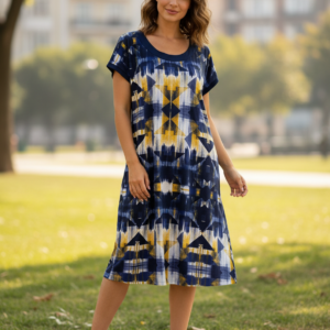 Φόρεμα με κοντό μανίκι KOUROS Homewear 6766.