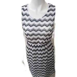 Φόρεμα Thalassa Wear, λευκό-μαύρο,74517.