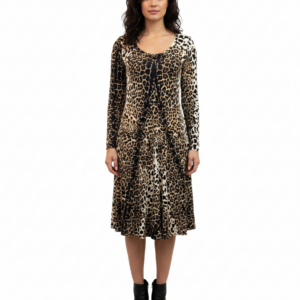 Φόρεμα CLAIRE Katrania 4024,λεοπάρ.