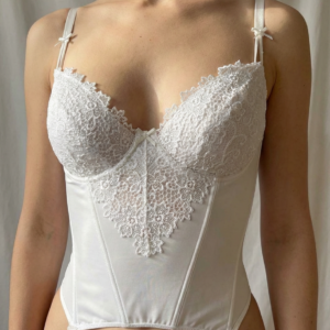 Νυφικό μπούστο LOVEY Lingerie 4316, λευκό.