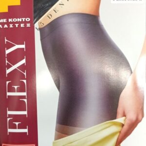 Καλσόν BELINDA Flexy 15den, με κοντό λαστέξ, 52459,ΜΑΥΡΟ