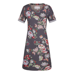 Φόρεμα με κοντό μανίκι RINGELLA 0251007,γκρι.