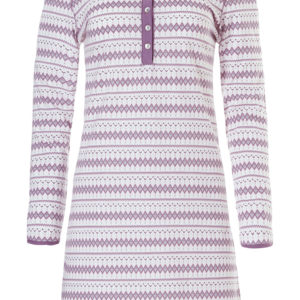 Νυχτικό με μακρύ μανίκι Pastunette 10192-100-4,μωβ.