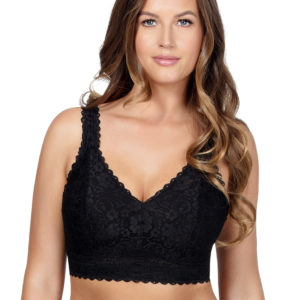 Σουτιέν χωρίς μπανέλα Parfait Adriana,Lace Bralette P 5482,μαύρο,Cups E-F.