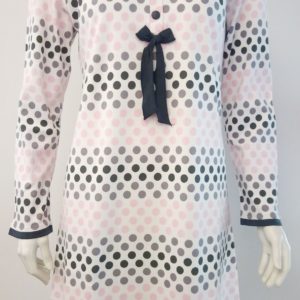 Νυχτικό μακρυμάνικο Primavera Homewear Θ270,πουά.