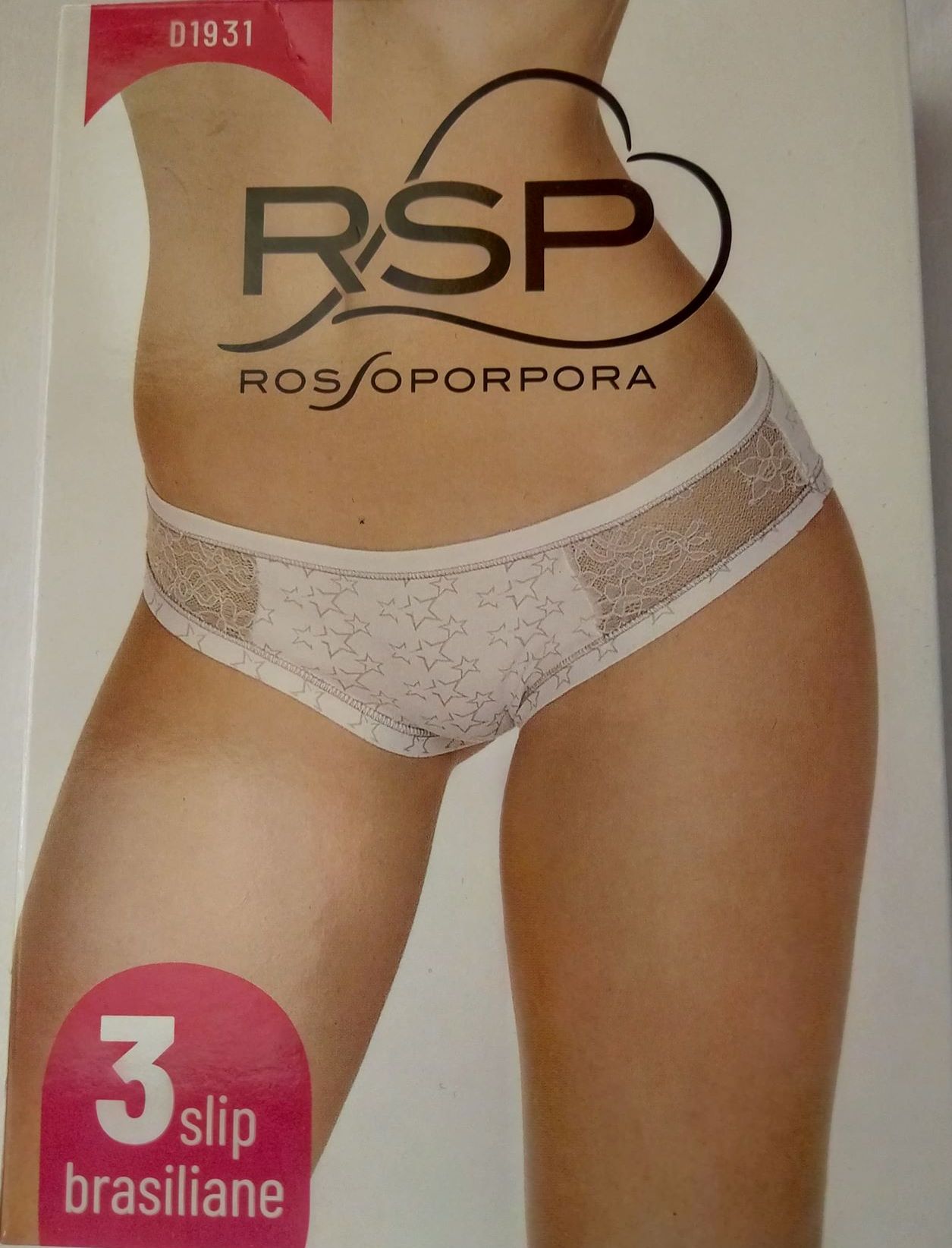 Σλιπ Brazil "Rosso Porpora D1931",3 pack.