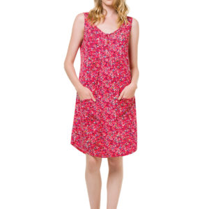 Νυχτικό εμπριμέ αμάνικο HARMONY Homewear 68523.