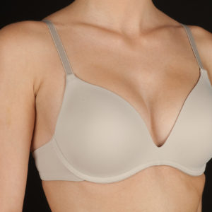 Σουτιέν χωρίς μπανέλα,με σιλικόνη, Selene Mila,μπεζ.