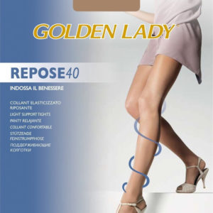 Καλσόν Golden Lady ελαστικό Repose 40den,μαύρο.
