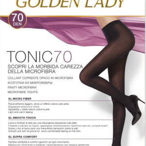 Αδιάφανο Καλσόν Golden Lady Tonic 70den,Lavagna(σκούρο γκρι).