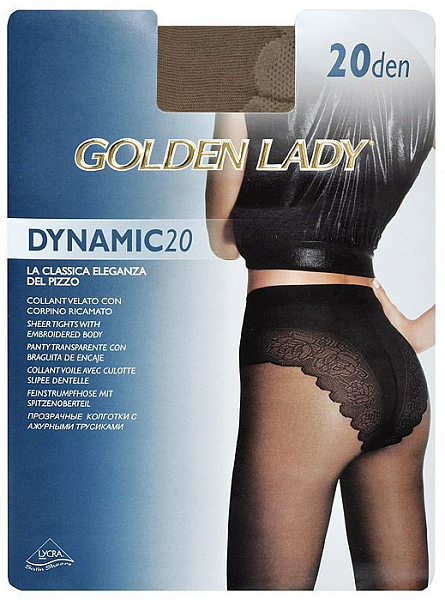 Καλσόν GOLDEN LADY,"Dynamic 20", μαύρο.