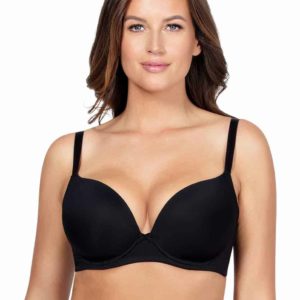 Σουτιέν με μπανέλα και επένδυση Parfait 5490,μαύρο,Cups C-D.