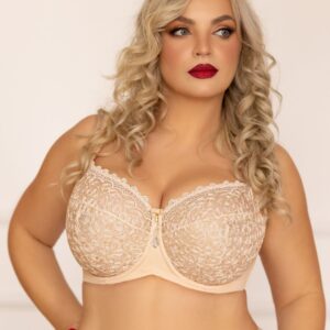 Σουτιέν με μπανέλα Kris Line Betty Soft Full Cup,μπεζ.