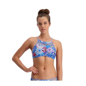 Piha Swimwear Summer Fest P 1897 SF, Strap Insert Top,blue.