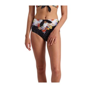 Piha Swimwear P 2065 MG Knot High Waist Pant,Mystical Garden.
