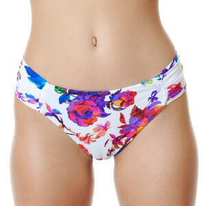 Slip Erka Mare Swimwear 50015,λευκό-εμπριμέ.