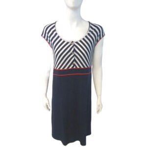 Φόρεμα με ζαπονέ μανίκι Billy's 16199,σκούρο μπλε.