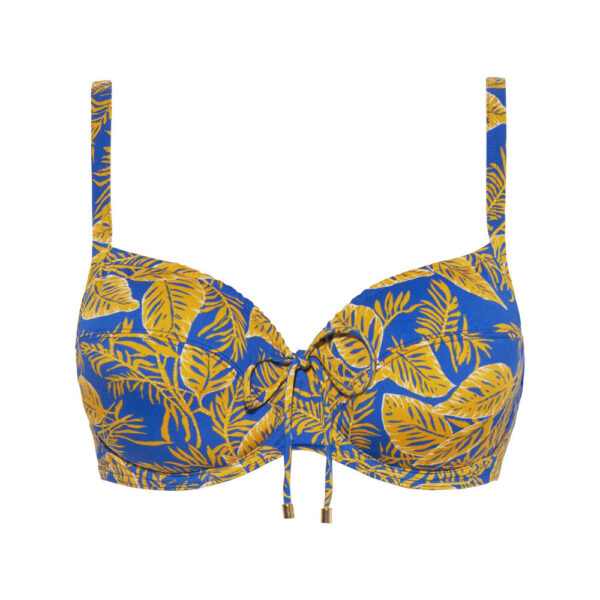 Bikini Top CYELL Henna 010119-1376,μπλε-κίτρινο.