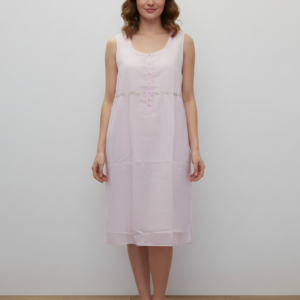 Νυχτικό με φαρδιά τιράντα LINCLALOR 30437,ροζ.