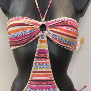 Mαγιό Μονοκίνι CLUB NEUF 700333,κόκκινο-εμπριμέ.