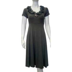 Φόρεμα CLAIRE KATRANIA C-5748,λαδί.