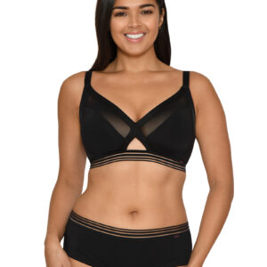 Bralette σουτιέν Curvy Kate Unwind CKO 1111 O BLK,μαύρο.
