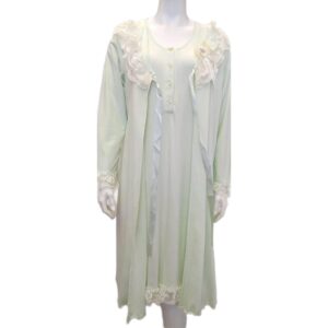 Σετ Ρόμπα-Νυχτικό Claire katrania 8836,βεραμάν.