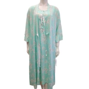 Σετ Ρόμπα-Νυχτικό Scherzo Homewear 2726/2724,βεραμάν-φλοράλ.