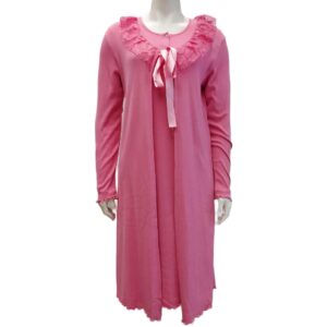 Σετ Ρόμπα-Νυχτικό Claire Katrania 7014,φούξια.