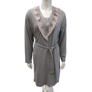 Σετ Ρόμπα-Νυχτικό Primavera Κ310-Κ100,γκρι.