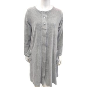 Βελούδινη Ρόμπα Claire Katrania B 192,γκρι.