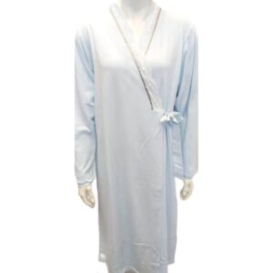 Σετ Ρόμπα-Νυχτικό SCHERZO Homewear 3463-3464,γαλάζιο.