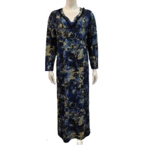 Maxi Φόρεμα SCHERZO Homewear 4106,εμπριμέ.