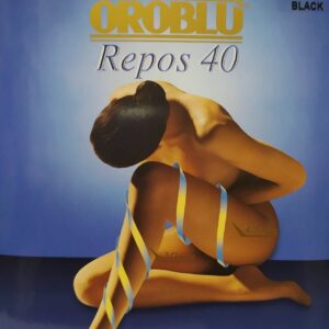 Καλσόν διαβαθμισμένης συμπίεσης OROBLU Repos 40den,ΜΑΥΡΟ.