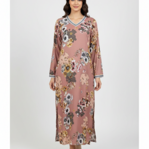 Φόρεμα-Καφτάνι ΓΙΩΤΑ Homewear 3022,εμπριμέ.