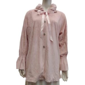 Βελούδινη Ρόμπα(σακάκι) SCHERZO 3477,ροζ ανοιχτό.