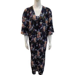 Maxi Φόρεμα-Καφτάνι CLAIRE KATRANIA 8912,εμπριμέ.