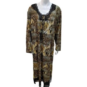 Φόρεμα-Καφτάνι Primavera Homewear Μ156,εμπριμέ.