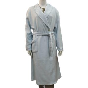 Maxi Σταυρωτή Ρόμπα Jeannette Homewear 3746,σιέλ.