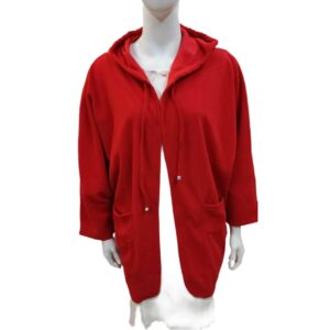 Μεσάτη βελούδινη Ρόμπα SCHERZO Homewear 3653,κόκκινη.