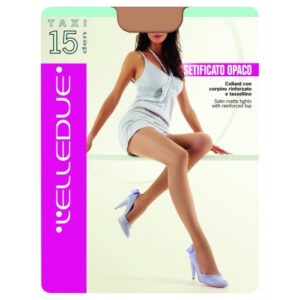 Ελαστικό καλσόν ELLEDUE TAXI 15den,CAFFE(καφέ).