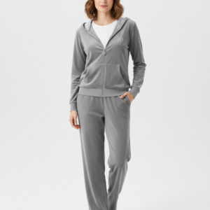 Βελούδινη Φόρμα SCHERZO Homewear 2915,γκρι.