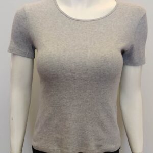 Μπλούζα με κοντό μανίκι και λαιμόκοψη PALCO 4/547/706,γκρι.