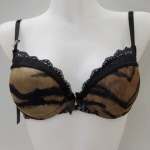 Σετ σουτιέν-Boxer Miss Minerva 8185,καφέ-μαύρο.