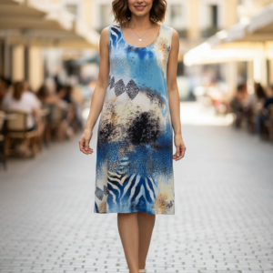 Φόρεμα-Beachwear PASTUNETTE 1071-392-1,εμπριμέ.