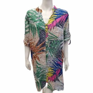 Φόρεμα-Πουκαμίσα Billy's Fashion 21016,εμπριμέ.