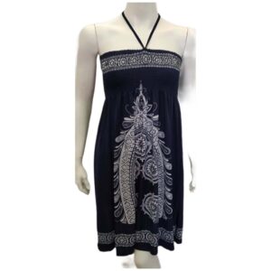 Strapless Φόρεμα-Beachwear Thalassa Wear 4092,σκούρο μπλε,One Size.