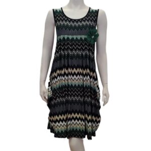 Φόρεμα-Outwear CLAIRE Katrania 7264,εμπριμέ.